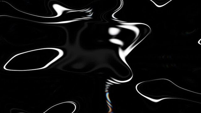 screen, wave, string, shape, abstract, texture, pattern, line, Abstract CGI motion graphics and animated background with moving black and white lines