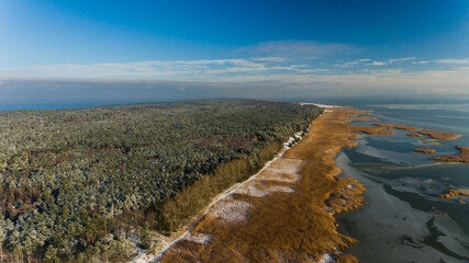 Mierzeja Wiślana zimą © Marcin