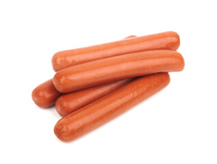 Fresh sausages isolated