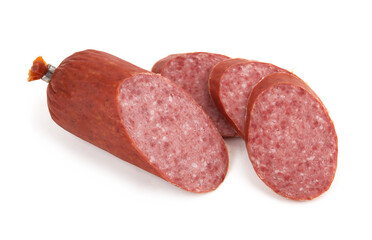 Sausage on a whine background
