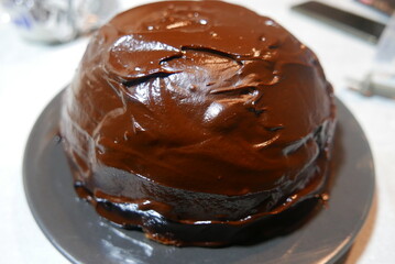 zuccotto al cioccolato fondente