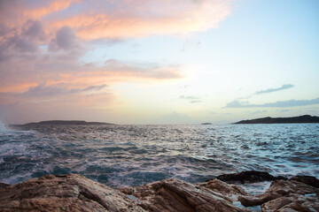 The magical colors of the sunset