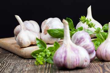 vegetables on the table