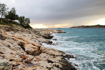 The magical colors of the sunset