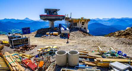 construction site for a new building