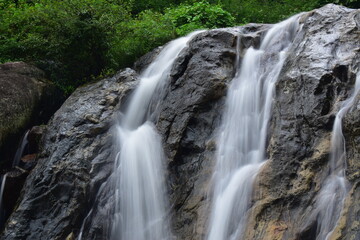 Fototapeta na wymiar Tiger Falls in Bodi. Tamilnadu