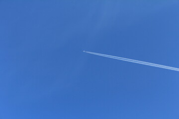 airplane in the sky