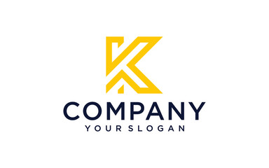 Alphabet letter k vector logo icon sign design template