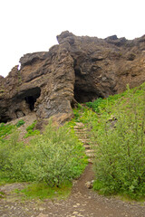 Beeindruckende Landschaft rund um den Glymur Wasserfall