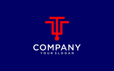 Alphabet letter T vector logo icon sign design template