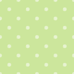 seamless daisy pattern and background vector illustration