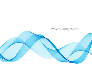 blue wave design decorative background