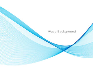 blue wave design decorative background