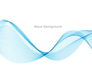 blue wave design decorative background