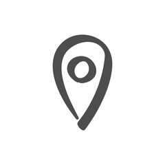 Location icon vector. Simple location sign.