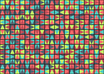 Abstract Geometric Pattern generative computational art illustration