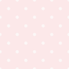 seamless daisy pattern and background vector illustration