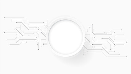 Fototapeta premium Grey white Abstract technology background,Hi tech digital connect, communication, high technology concept, science, technology background