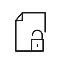  Lock Outline Vector Icon. Modern Style, Premium Quality.