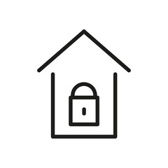  Lock Outline Vector Icon. Modern Style, Premium Quality.
