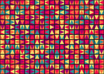 Abstract Geometric Pattern generative computational art illustration