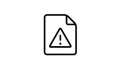 Warning and Hazard Icon vector design 
