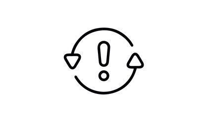 Warning and Hazard Icon vector design 