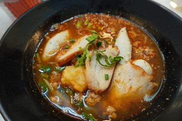 Thai noodle soup,Tom Yum , Thai Food