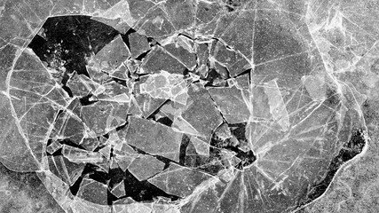 Cracked ice