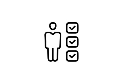 Fototapeta premium business icon vector design black and white 