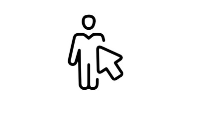 business icon vector design black and white 