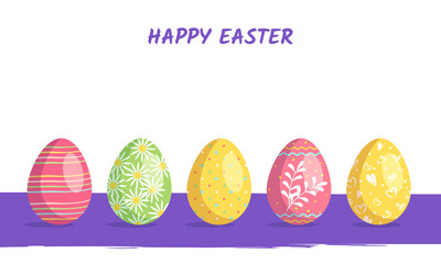 Happy Easter eggs