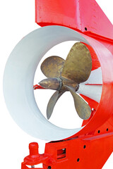ship propeller of underwater lander Bathyscaphe © AVD
