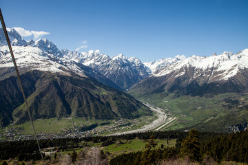 snow-capped mountains of Georgia