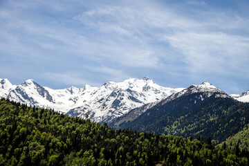 snow-capped mountains of Georgia