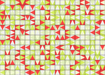 Abstract Geometric Pattern generative computational art illustration