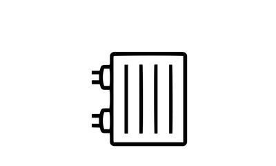  Heating and Cooling icon vector design 