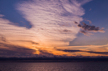 Obraz premium Sunset at the sea