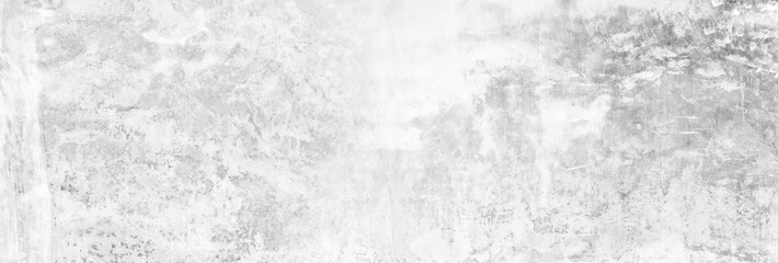 Fototapeta na wymiar Panoramic grey paint limestone texture background in white light seam home wall paper. Back flat wide concrete stone table floor concept surreal granite quarry stucco surface grunge panorama landscape