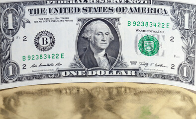 one American dollar paper money