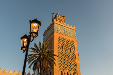Fototapeta na wymiar Kasbah Mosque, Marrakech
