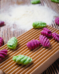 Gnocchetti sardi colorati