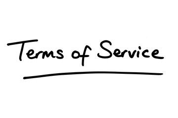 Fototapeta na wymiar Terms of Service
