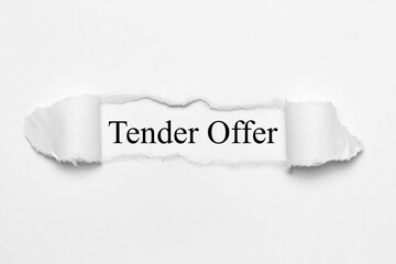 Obraz premium Tender Offer