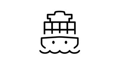Logistics icon vector design 