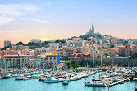Marseille sunset, Provence, France
