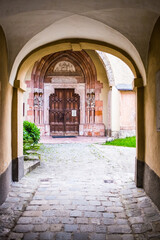 Nonnberg Abby door to the Benedictine Monastery