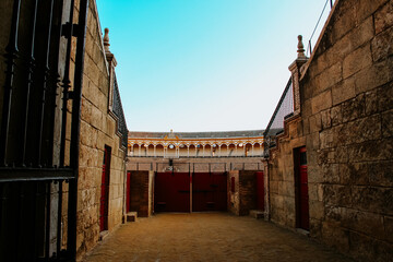 spanish bull fighting arena