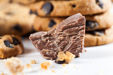 food for desserts crumbled cookies