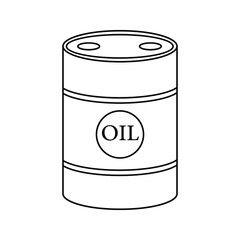 Barrel vector icon color editable